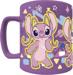 Stitch Becher mit abnehmbarem Plüschüberzug Angel