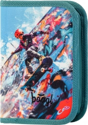 Einlagiges Federmäppchen Skatepark