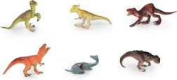Set aus 6 Dinosaurier-Figuren aus Hartgummi