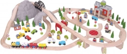 Bigjigs Rail Holzeisenbahn Bergstrecke 112 Teile