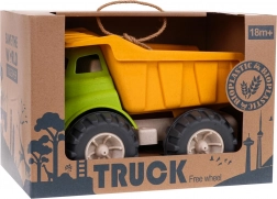 Mega Kipplaster aus Bioplastik