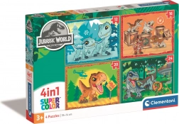 Puzzle Jurassic World 4 in 1 Clementoni