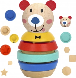 Holz-Stapel­turm Bär 11 Teile TOOKY TOY