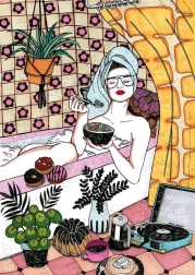 Puzzle Bad und Cerealien 1000 Teile