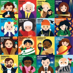 Quadratisches Puzzle Kleine Wissenschaftler 500 Teile