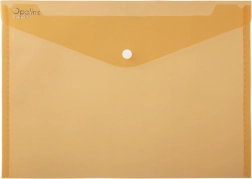 Dokumententasche mit Druckknopf A5 Opaline orange