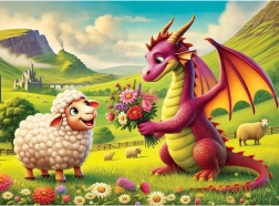 Holzpuzzle Blumenstrauß für Freund 40 Teile WOODEN CITY