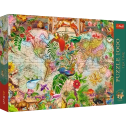 Trefl Puzzle Tea Time: Antike Weltkarte 1000 Teile