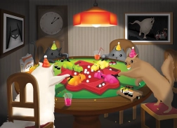 Puzzle Katzen im Spiel 1000 Teile von COBBLE HILL