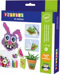 PLAYBOX Bügelperlen Set mit Motiven Hase und Frosch