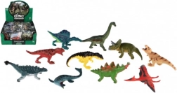 Kunststoff-Mini-Dinosaurier 7–9 cm, Mix verschiedener Arten im Beutel