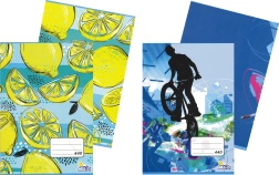 Schulheft A4 blanko 40 Blatt (Mix)