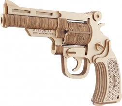 Woodcraft 3D-Holzpuzzle Revolver