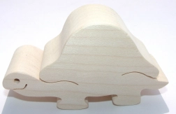 Fauna Holzfigur Schildkröte