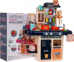 Kinderküche mit Beleuchtung, Geräuschen, fließendem Wasser und Dampf, 42 Teile