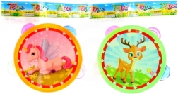 Tamburin mit Tiermotiven 13,5 cm