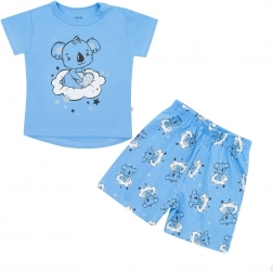 Sommer-Baumwollpyjama für Babys New Baby Dream, blau