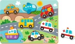 Einlegepuzzle Verkehr