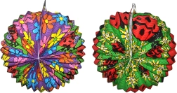 Lampion Kugel Marienkäfer 25 cm