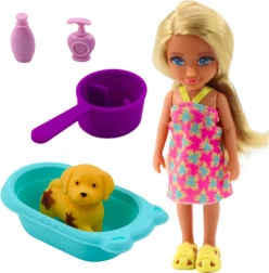 Woopie Royal Puppe mit Hündchen, Badewännchen und Pflegeset