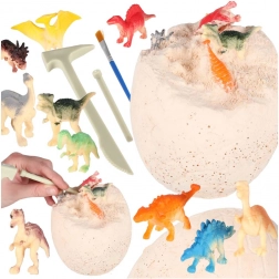 Archäologie-Set Dino-Ei – 12 Figuren