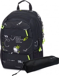 Studentenrucksack OXY Sport Graffiti mit Etui