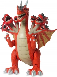 Drache mit sieben Köpfen und Effekten