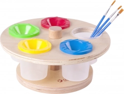 CLASSIC WORLD drehbarer Farbhalter mit Bechern