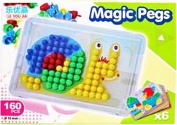 Mosaik mit Stiften 240 Stk., 15 mm