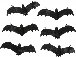 Dekorative Gummifledermäuse zu Halloween