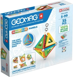 GEOMAG Supercolor Paneele aus recyceltem Kunststoff – 35 Teile