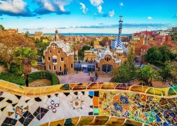 Puzzle Blick vom Park Güell in Barcelona 1000 Teile
