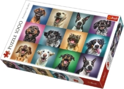 Puzzle lustige Hunde-Porträts – 1000 Teile