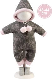 Kleidung für Babypuppe Llorens 43–44 cm