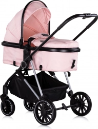 Chipolino Kinderwagen Kombi Aura 2-in-1 – Pink Marshmallow
