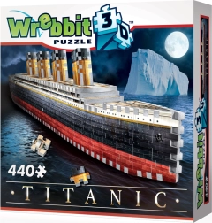 3D-Puzzle Titanic von Wrebbit, 440 Teile