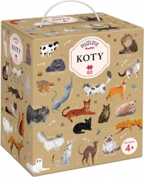 Puzzle 60 Teile Puzzlove - Katzen