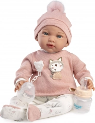 Guca Ada – realistische Gewichts-Babypuppe mit weichem Stoffkörper 42 cm