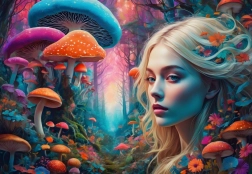 Puzzle Regenbogenwald 1000 Teile