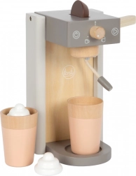 Small Foot Holz-Kaffeemaschine mit Zubehör Tasty grau