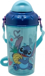 Kinder-Trinkflasche mit Tragegurt STITCH 465 ml