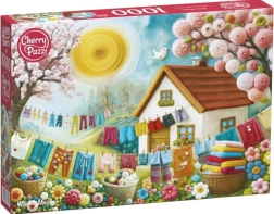 Puzzle CHERRY PAZZI – Wollige Wiese, 1000 Teile