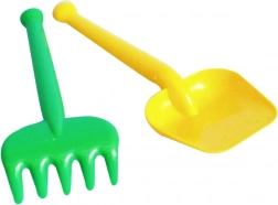 Kunststoff-Gartenset für Kinder – kleine Schaufel und Harke