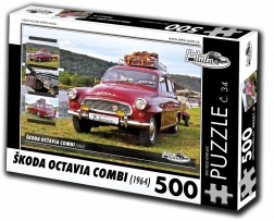 Puzzle Retro-Autos Škoda Octavia Combi 1964 – 500 Teile