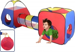 Dreiteiliges Zelt mit Würfel, Tunnel und Iglu