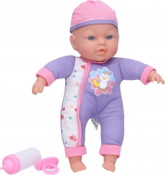 Baby mit Geräuschen 31 cm mit weichem Körper und Zubehör