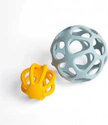 Aktive Silikonbälle BIGJIGS TOYS für Babys (Set 2 Stück)