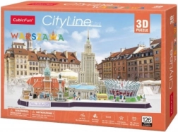 3D-Puzzle CityLine Panorama Warschau 159 Teile