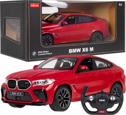 Rastar BMW X6 M 1:14 RC-Auto mit 2,4-GHz-Fernsteuerung – Rot