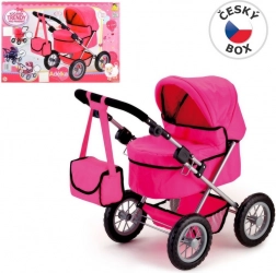 Puppenwagen Adélka rosa